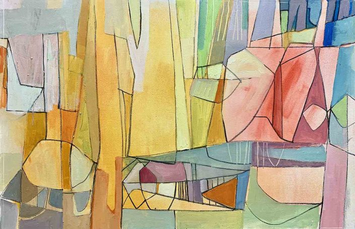 Figuration #6, Trees and Rocks, 1997