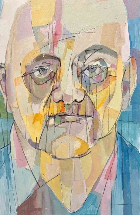 Self-Portrait with Large Head, 1997