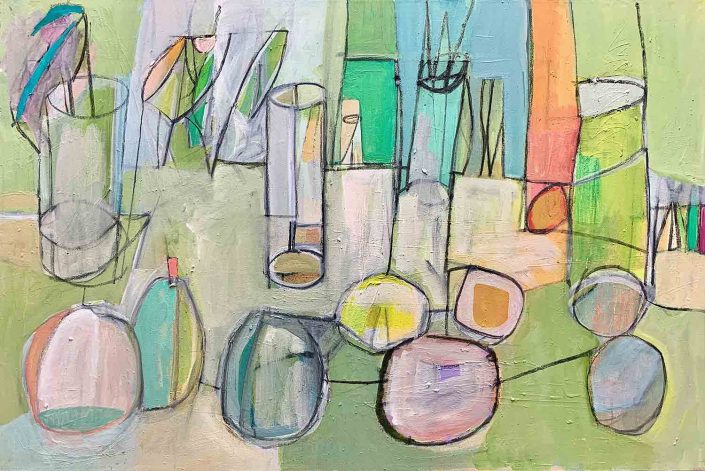 Fruit and Vases, 2004